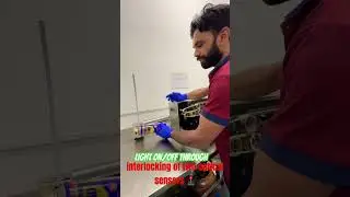interlocking of two optical sensors 🕹️ #automation #engineering #lowbudgetproject #project #collage
