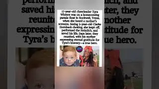 Teen Cheerleader Saves Toddler&rsquo;s Life Mid-Parade&mdash;Heroic Moment! #hero #shorts
