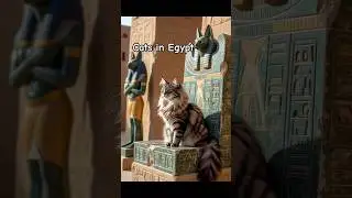 cats in the ancient  temples and markets of Egypt  #cat #temple #catcivilization  #catexplorer