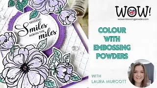 Fun technique with the WOW Embossing Pen! #wowembossingpowder #cards #cardmaking