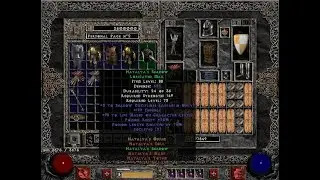 Diablo II. 700% MAGIC FIND. với amazon xẹt điện.