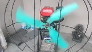 Aero Barco - Teste motor (Parte 1)