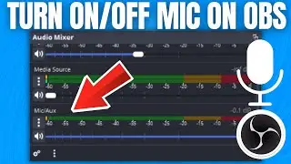 How to Turn On/Off Mic in OBS Studio