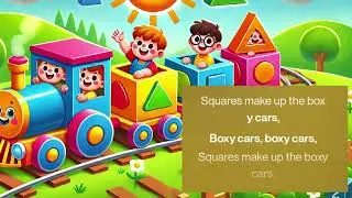 Shape Train Song for Kids 🚂 | Learn Shapes with the Train | Preschool & Toddler Learning Song