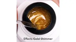 Gelish Art Form Gel Swatch Video - Gold Shimmer