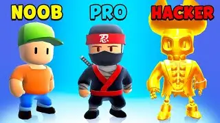 NOOB vs PRO vs HACKER - Stumble Guys