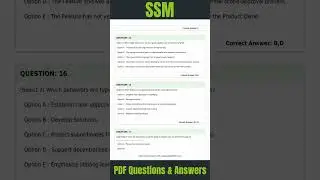 SAFe Scrum Master (SSM) 6.0 Practice Test | SSM Exam Questions
