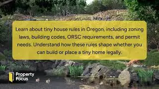 Building a Tiny House in Oregon Zoning, Codes & Restrictions