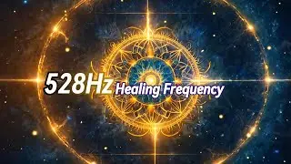 Restorative 528Hz Sleep Frequency ✨ | Clear Stress, Reset Thoughts & Heal Deeply