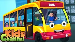 Bus Ke Pahiye Ghume Gol Gol Gol | Wheels On The Bus Ab Hindi Mein | Balgeet | Kalu Madari Aaya