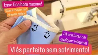 O SEGREDO DO VIÉS PERFEITO QUE NINGUÉM TE ENSINOU A FAZER! FAÇA EM QUALQUER MÁQUINA!