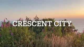 Crescent City, California Sunset | Flowers, Harbor & Fiery Red Sun