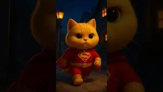 Mochi the Night's Superhero Cat | Touching Beauty! A Secret Even Puppy Didn't Know | 3DAnimation