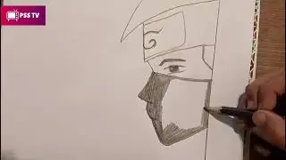 How to Draw Kakashi Hatake | Step-by-Step Pencil Sketch | By Tanzeel Ahmed