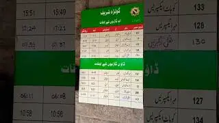 Golra station Islamabad Train Timings 2023...