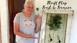 Thrift Flip DIY Window Upcycle Makeover