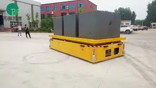 20 Ton Explosion Proof Trackless AGV,Lift Table Electric Steerable Transfer Cart