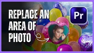 Как заменить область фотографии в Premiere Pro