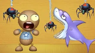 The Pink Shark VS The Buddy 🎯 Kick The Buddy Horror 🎯