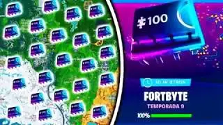All Fortbytes Unlocked in Fortnite/See the hidden image behind the puzzle