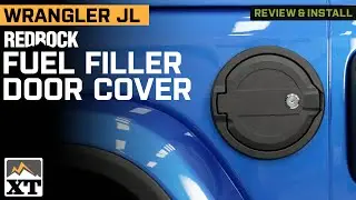 Jeep Wrangler JL RedRock Locking Aluminum Fuel Filler Door Cover Review & Install