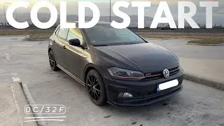 Volkswagen MK6 Polo GTI 200 HP Cold Start | 0&deg;C (32&deg;F) Engine Roar! 4k video