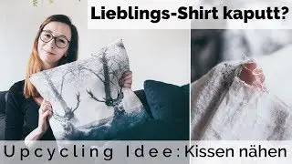 DIY Kissen nähen als Upcycling Idee für Kleidung