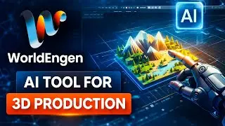 WorldEngen AI Tool for 3D Production | Blender, Unreal & Unity