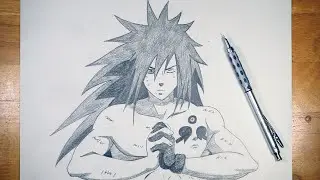 How to Draw Madara Uchiha | Madara Drawing