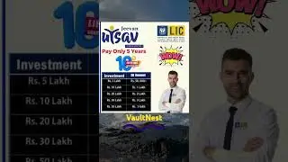 LIC Jeevan Utsav 🔥 Pay 5 Years, Get Lifetime Returns! | Jeevan Utsav LIC Plan 💡 | Tamil | VaultNest