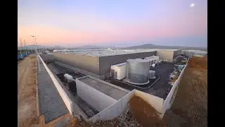 Construction d'un entrepôt dans la zone Tanger Automotive City - Tanger (Maroc)
