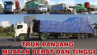 S3m0k..!! Truk Panjang Hino 500, UD Quester ud PK, Isuzu Giga, Fuso Fj Muatan Joss Di Jalingkut