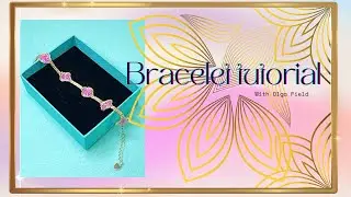 How to make Clover leaf bracelet. Step by step tutorial. Miyuki  glass beads. 