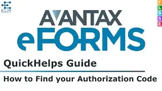 AvanTax eForms: How to Find your Authorization Code