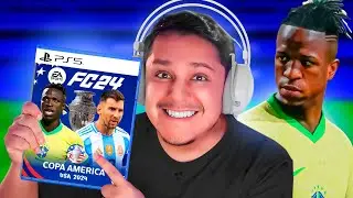 Joguei a COPA AM&Eacute;RICA 2024 no FC 24! FICOU TOP! 🇧🇷🏆