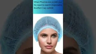 Disposable Bouffant Cap &ndash; Comfortable & Hygienic Head Cover for Medical & Industrial Use  Ensure max