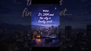 POV: It&rsquo;s 2AM and the City Is Finally Quiet 🌙 | Late Night Lofi Vibes