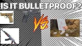 SHOOTING GAS STATION PLEXIGLASS! IS IT REALLY BULLETPROOF?