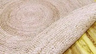 Sonali Natural Braided Round Jute Rug 200cm