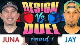 Design Duel Juna VS Jay Print On Demand T-shirt Design Challenge Episode 1 @DetourShirts