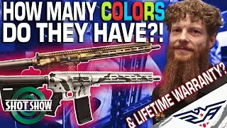 Great Lakes Firearms & Ammo Shows Off NEW AR COLORS & CALIBERS | SHOT SHOW 2023