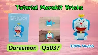 Tutorial Merakit Bricks Doraemon Q5037 || Lego Doraemon