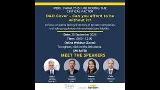 D&O Cover - Can you afford to be without it?
