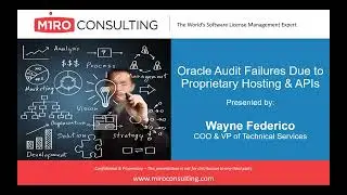 Oracle Audit Failures Due to Proprietary Hosting & APIs