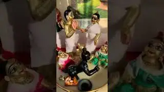 let's enjoy dance with krishna #birds #monkey #littlekrishna  #funny #ytshorts