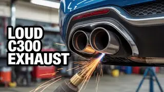 Mercedes c300 goes from silent to loud in minutes!