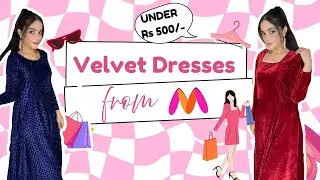 WINTER VELVET DRESSES AT AFFORDABLE PRICES😍