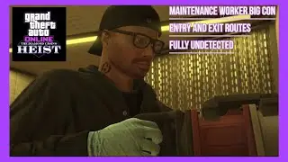 Daimond casino heist (Big Con - maintenance worker approach) Entry & Exit routes in 2025 #gta #gta5