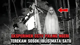 HOROR‼️EKSPERIMEN CCTV PALING MENGERIKAN, TEREKAM SOSOK IBLIS MATA SATU #cctv #horror 
