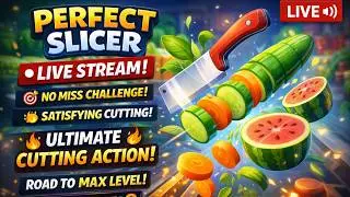 🔪 &ldquo;Perfect Slicer LIVE 🔥 | Satisfying Cutting Challenge!&rdquo;